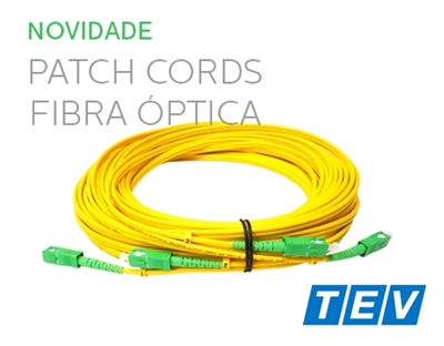 Patch Cord Fibra Óptica da Tev