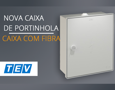 Caixa de  Portinhola com Fibra da TEV2